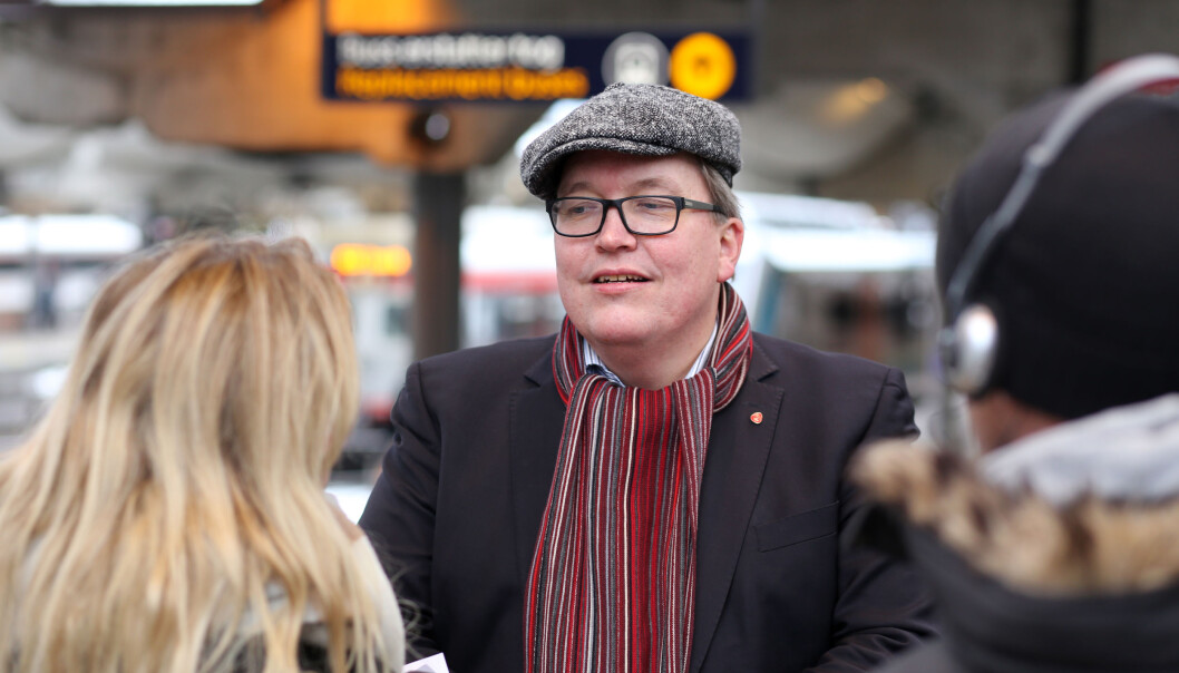 — Dette er politikk med stor alvor, sier stortingsrepresentant Sverre Myrli. Foto: Bernt Sønvinsen/Arbeiderpartiet — Dette er politikk med stor alvor, sier stortingsrepresentant Sverre Myrli. Foto: Bernt Sønvinsen/Arbeiderpartiet
