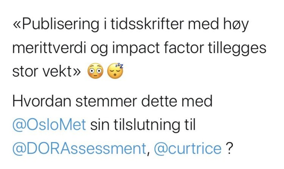 Illustrasjon: Skjermdump fra Twitter. Atle Rotevatns tweet. Illustrasjon: Skjermdump fra Twitter. Atle Rotevatns tweet.