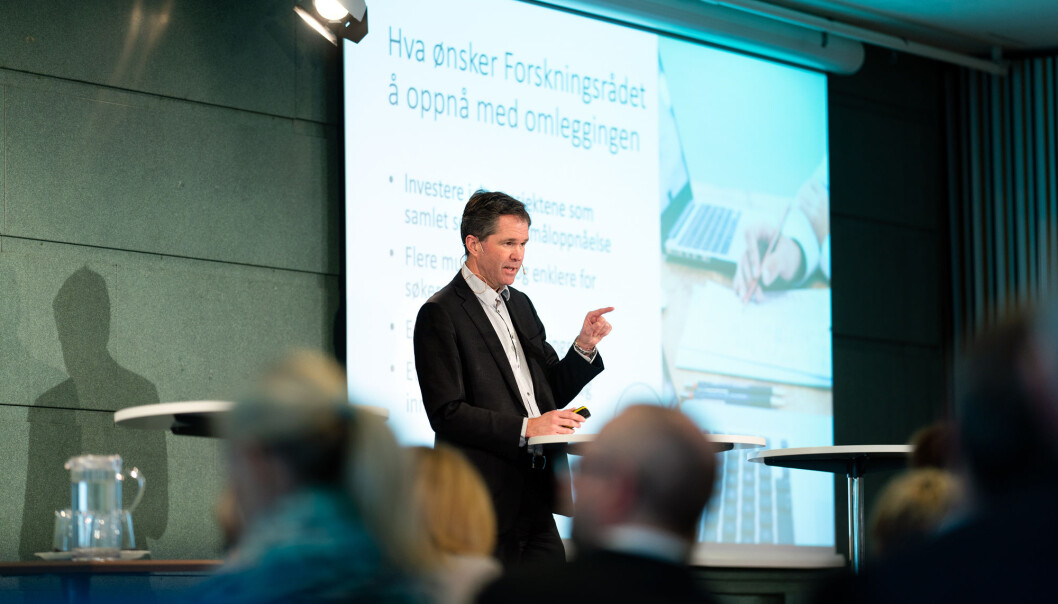 John-Arne Røttingen om konsekvenser om omlegging av Forskningsrådets prosjekt og støtteordninger. Foto: Ketil Blom Haugstulen John-Arne Røttingen om konsekvenser om omlegging av Forskningsrådets prosjekt og støtteordninger. Foto: Ketil Blom Haugstulen