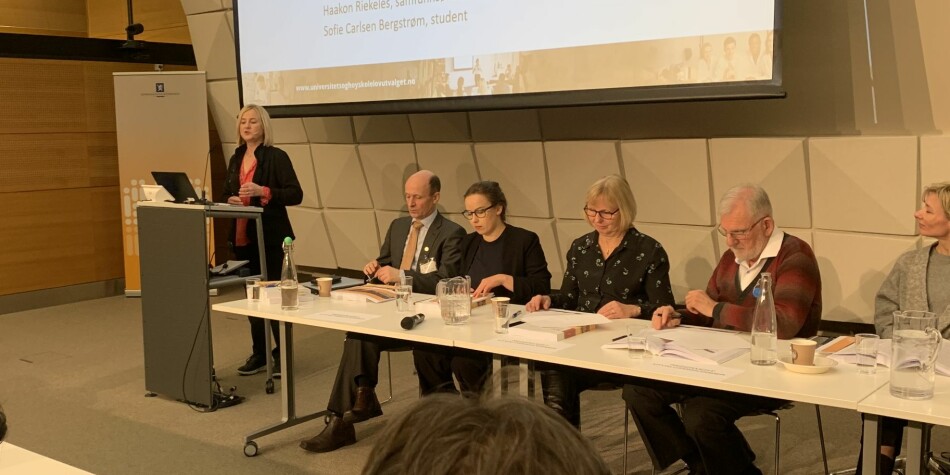Helga Aune leder utvalget som foreslår endringer i universitets- og høyskoleloven. Foto: Eva Tønnessen