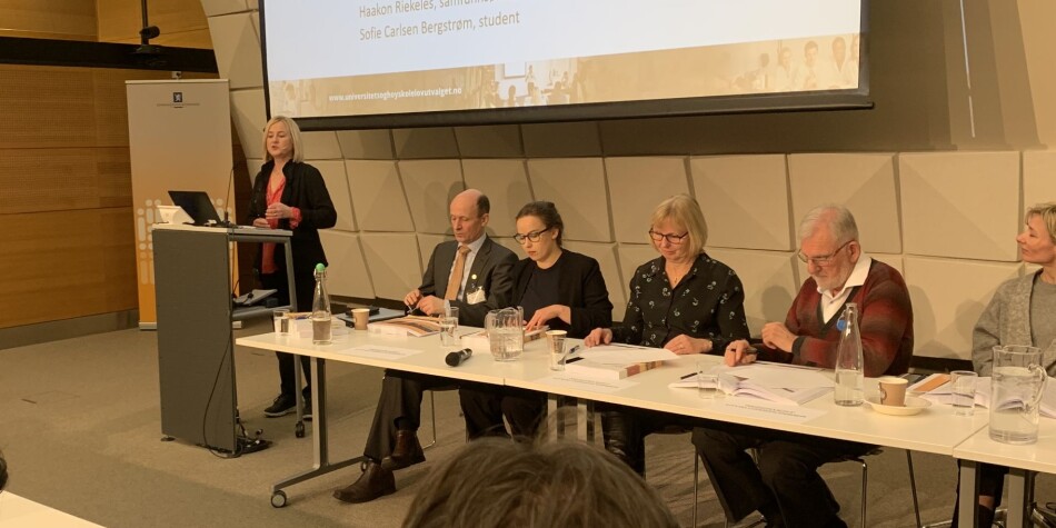 Helga Aune leder utvalget som foreslår endringer i universitets- og høyskoleloven. Foto: Eva Tønnessen Helga Aune leder utvalget som foreslår endringer i universitets- og høyskoleloven. Foto: Eva Tønnessen