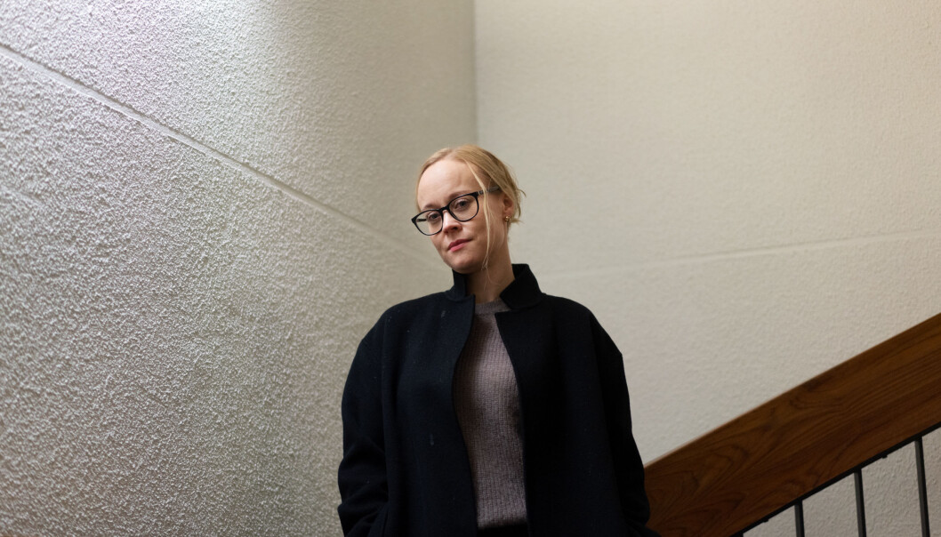 Ingrid Lossius Falkum er forsker ved Institutt for filosofi, ide- og kunsthistorie og klassiske språk ved Universitetet i Oslo og er også leder av Akademiet for yngre forskere. Hun sier at situasjonen under pandemien er svært krevende, særlig for unge forskere.. Ingrid Lossius Falkum er forsker ved Institutt for filosofi, ide- og kunsthistorie og klassiske språk ved Universitetet i Oslo og er også leder av Akademiet for yngre forskere. Hun sier at situasjonen under pandemien er svært krevende, særlig for unge forskere..