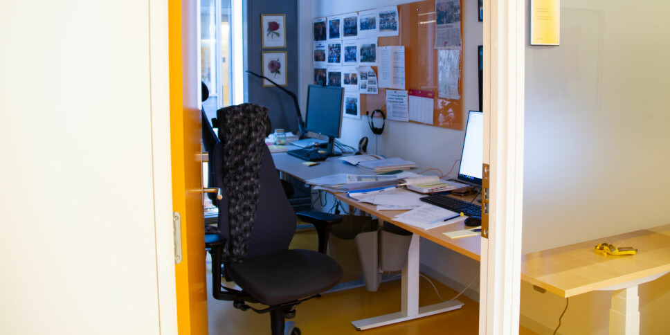 Kontor for en er foreslått å bli kontor for to i Pilestredet 32. Foto: Anne Skifjeld