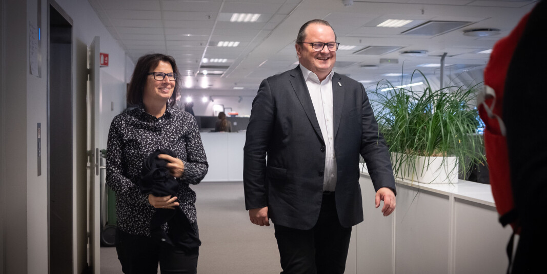 Solfrid Lind og Arne Krumsvik, direktør og rektor ved Høyskolen Kristiania, ser lyspunkt i en alvorlig situasjon. Solfrid Lind og Arne Krumsvik, direktør og rektor ved Høyskolen Kristiania, ser lyspunkt i en alvorlig situasjon.