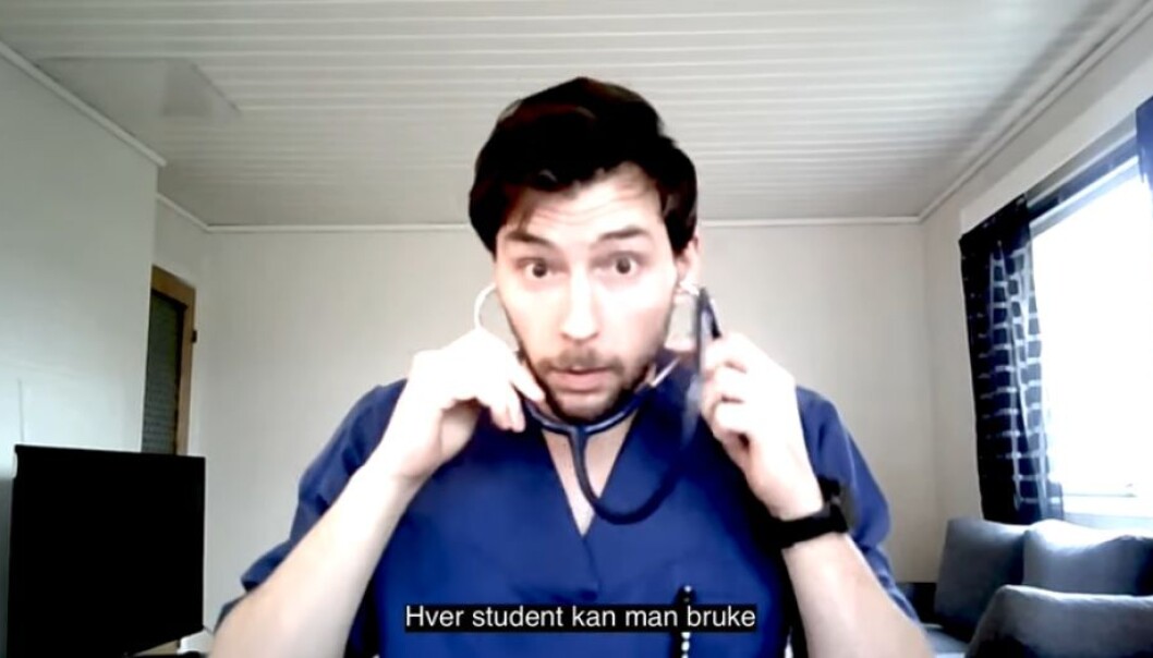 Medisinstudenter ved Universitetet i Bergen har laget en musikkvideo om korona. Medisinstudenter ved Universitetet i Bergen har laget en musikkvideo om korona.