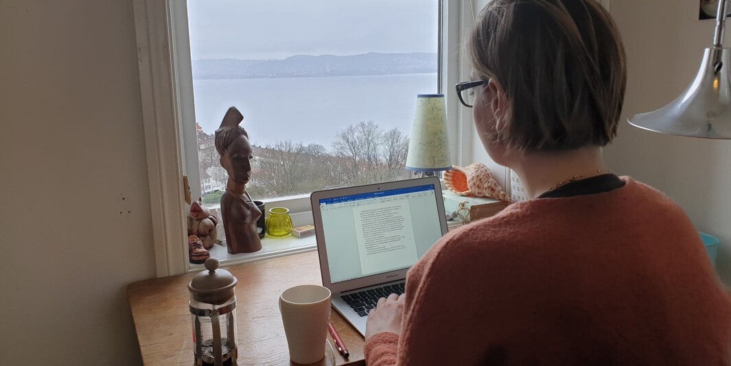 Mange studenter vil gjennomføre eksamen hjemmefra denne koronavåren. Illustrasjonsfoto. . Mange studenter vil gjennomføre eksamen hjemmefra denne koronavåren. Illustrasjonsfoto. .