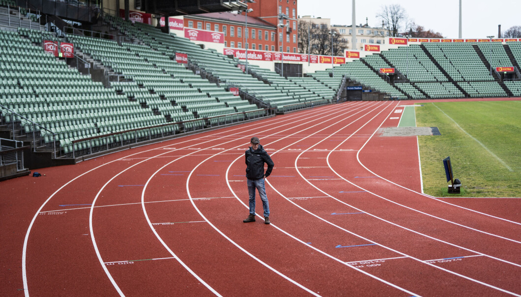 Attende på Bislett stadion. Det var her den lovande friidrettsutøvaren braut eit viktig løp. Natta før hadde han vore utsett for eit seksuelt overgrep. Attende på Bislett stadion. Det var her den lovande friidrettsutøvaren braut eit viktig løp. Natta før hadde han vore utsett for eit seksuelt overgrep.