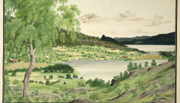 «Samland i Hardanger». Akvarell av Catherine Hermine Kølle, u.år. Akvarellen
tilhører Universitetsmuseet i Bergen. «Samland i Hardanger». Akvarell av Catherine Hermine Kølle, u.år. Akvarellen
tilhører Universitetsmuseet i Bergen.