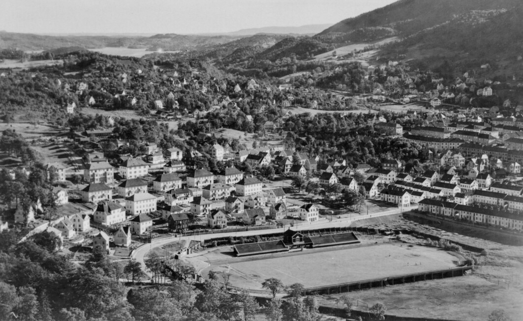 Et tomt Brann Stadion akkurat som nå. Ukjent år. Et tomt Brann Stadion akkurat som nå. Ukjent år.
