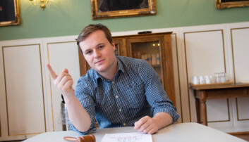 Tord Hauge, studentleder, NMBU. Tord Hauge, studentleder, NMBU.