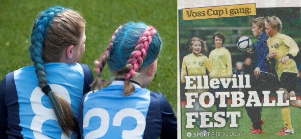 Fargerike frisyrer og fargerike navn. Nordnes Kvelerslanger vs Kråkenes United. Fargerike frisyrer og fargerike navn. Nordnes Kvelerslanger vs Kråkenes United.