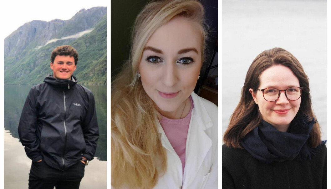 Thomas Stevenson, Victoria Frøyseth og Runa Falck er kandidatene til universitetstyret ved Universitetet i Bergen.