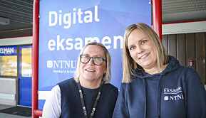 Annikken Løe og Siri Brunvoll (t.h.) er blant de som har forberedt miljøene ved NTNU på digital eksamen. Annikken Løe og Siri Brunvoll (t.h.) er blant de som har forberedt miljøene ved NTNU på digital eksamen.