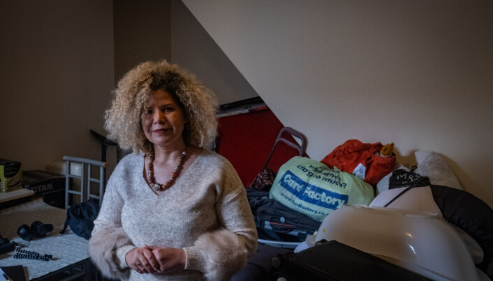 Malka Al-Haddad har forlatt Irak til fordel for Storbritannia. Nå bor hun i et kollektiv med kvinnelige asylsøkere. Malka Al-Haddad har forlatt Irak til fordel for Storbritannia. Nå bor hun i et kollektiv med kvinnelige asylsøkere.