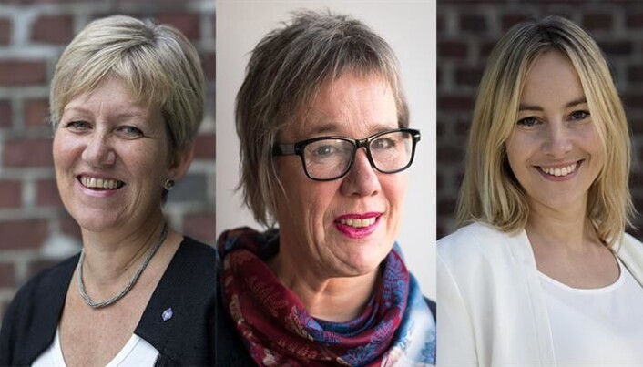 Prorektorar f.v. Bjørg Kristin Selvik, Liv Reidun Grimstvedt og Gro Anita Fonnes Flaten. Berre ein av dei seier ho så langt vurdere å søke rektorjobben Prorektorar f.v. Bjørg Kristin Selvik, Liv Reidun Grimstvedt og Gro Anita Fonnes Flaten. Berre ein av dei seier ho så langt vurdere å søke rektorjobben