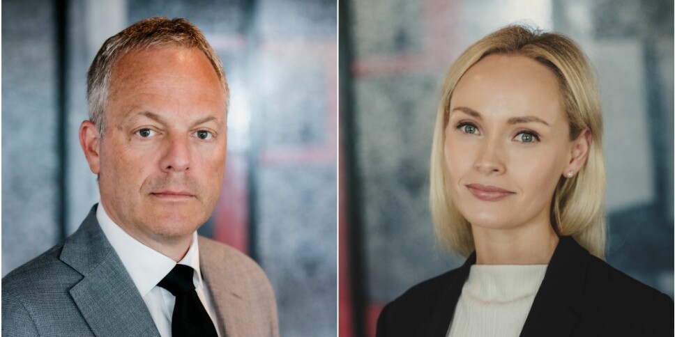 Administrerende direktør Øystein Eriksen Søreide og leder for utdanning og forskning, Ingrid Somdal-Åmodt Vinje, i Abelia har forventninger til den nye tiltakspakken fra regjeringen.