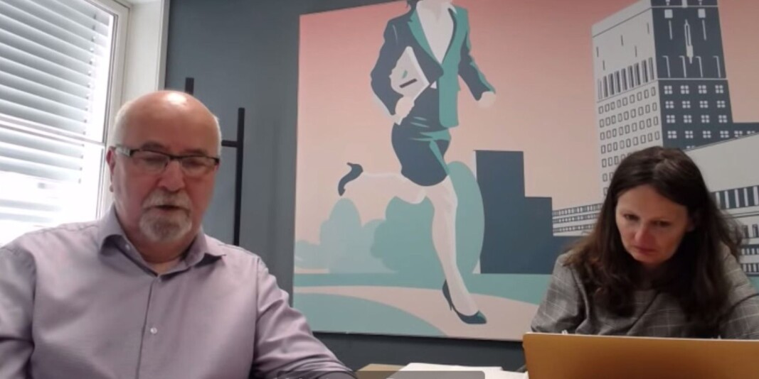 Prosjektlederen har jobbet i OneCo siden 2013. Her sammen med prosessfullmektig Marianne Dragsten. Prosjektlederen har jobbet i OneCo siden 2013. Her sammen med prosessfullmektig Marianne Dragsten.