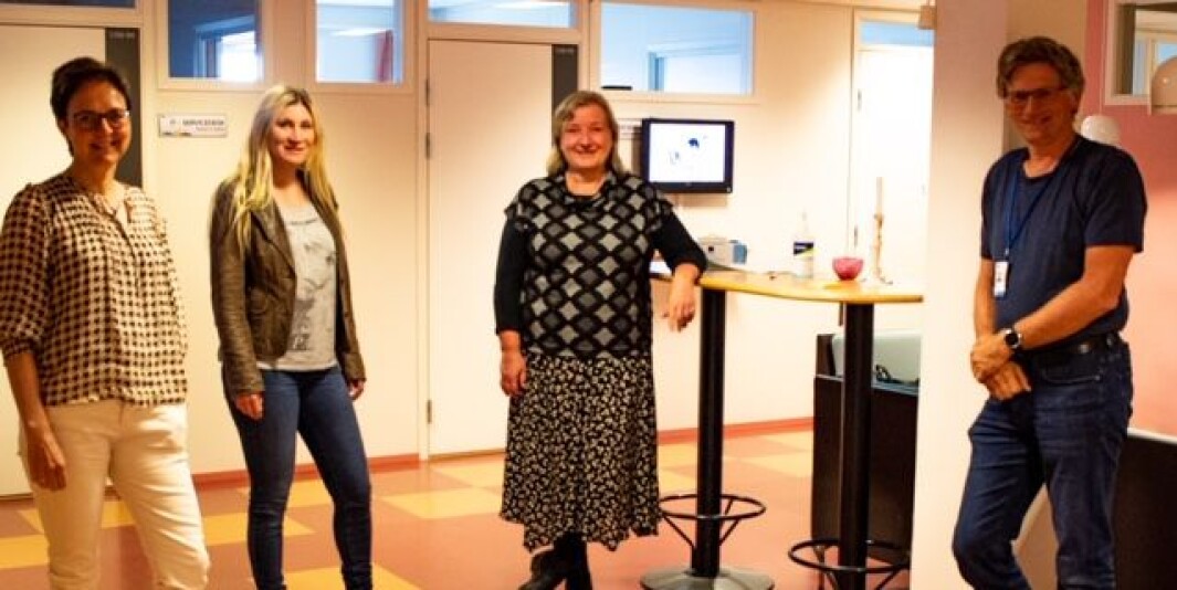 Studiesjef Sissel Waagbø (f.v.), overingeniør Anne Margrethe Løvold, internasjonal koordinator Ragnhild Brakstad og IT-sjef Kjetil Kroknes., alle ansatte ved Høgskolen i Molde. Studiesjef Sissel Waagbø (f.v.), overingeniør Anne Margrethe Løvold, internasjonal koordinator Ragnhild Brakstad og IT-sjef Kjetil Kroknes., alle ansatte ved Høgskolen i Molde.