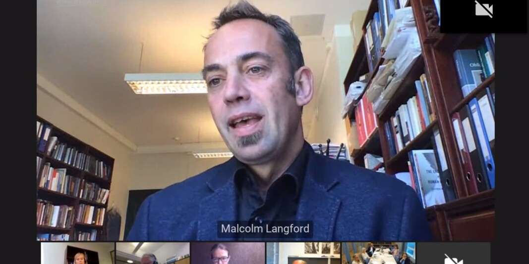 Professor Malcolm Langford har lenge engasjert seg i internasjonaliseringen i norsk akademia. Mandag vitnet han i rettssaken mellom Amrei Müller og Universitetet i Oslo. Professor Malcolm Langford har lenge engasjert seg i internasjonaliseringen i norsk akademia. Mandag vitnet han i rettssaken mellom Amrei Müller og Universitetet i Oslo.