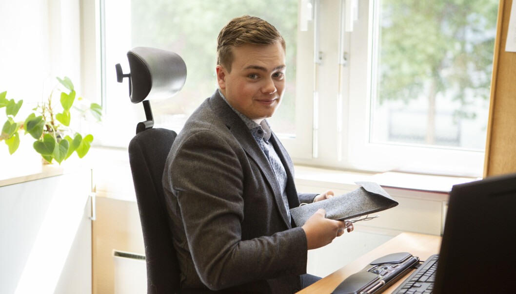 — Det er en del ting sektoren må gå i seg selv på, sier ny leder av Norsk studentorganisasjon, Andreas Trohjell. — Det er en del ting sektoren må gå i seg selv på, sier ny leder av Norsk studentorganisasjon, Andreas Trohjell.