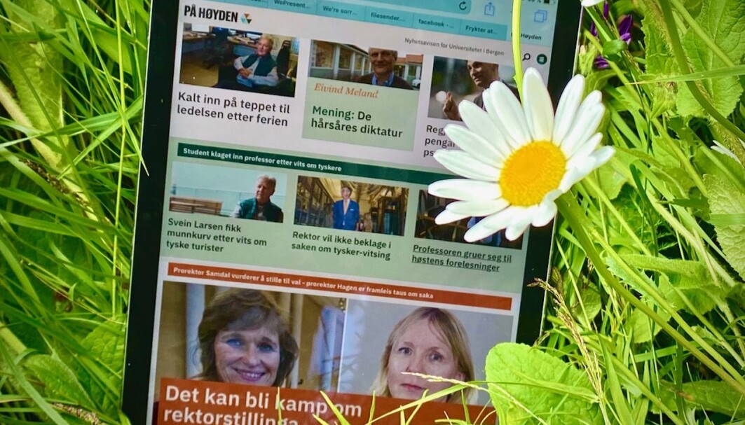 På Høyden kjem attende i ny form under direkte leiing av kommunikasjonsavdelinga ved Universitetet i Bergen i løpet av hausten. På Høyden kjem attende i ny form under direkte leiing av kommunikasjonsavdelinga ved Universitetet i Bergen i løpet av hausten.