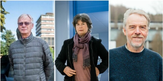 Knut W. Ruyter (t.v.), Trine B. Haugen og Geir Skeie er vitenskapsombud ved henholdsvis Universitetet i Oslo, OsloMet og Universitetet i Stavanger.