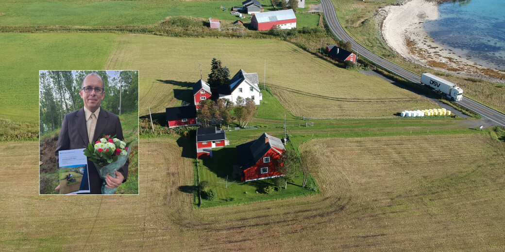 I dette området på Sandtorv i Tjeldsund i Harstad kommune lå en relativt stor handelsplass i vikingtiden I dette området på Sandtorv i Tjeldsund i Harstad kommune lå en relativt stor handelsplass i vikingtiden