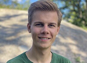 Tobias Laundal er ferdig med førsteåret som honoursstudent på realfagsprogrammet.
