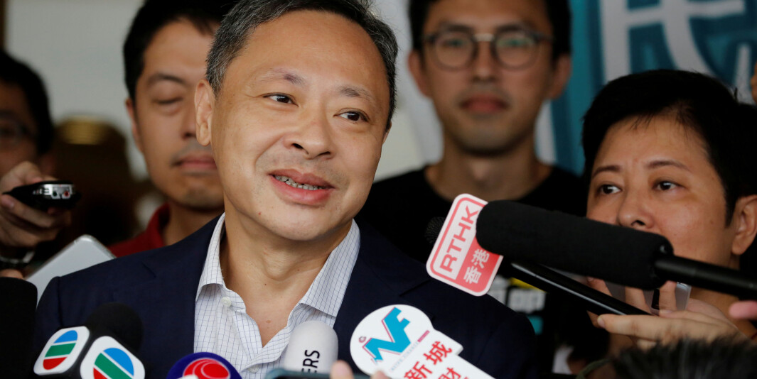 Benny Tai spilte en sentral rolle i protestbevegelsen i 2014. Benny Tai spilte en sentral rolle i protestbevegelsen i 2014.