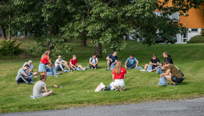 Fadderarrangement ved Universitetet i Agder, campus Kristitansand tidligere denne uken. Fadderarrangement ved Universitetet i Agder, campus Kristitansand tidligere denne uken.