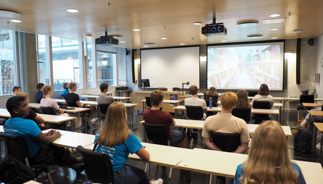 Bilde fra studiestarten ved NTNU. I 43 prosent av tilfellene oppleves det at sensuren etter eksamen er forsinket her. Bilde fra studiestarten ved NTNU. I 43 prosent av tilfellene oppleves det at sensuren etter eksamen er forsinket her.