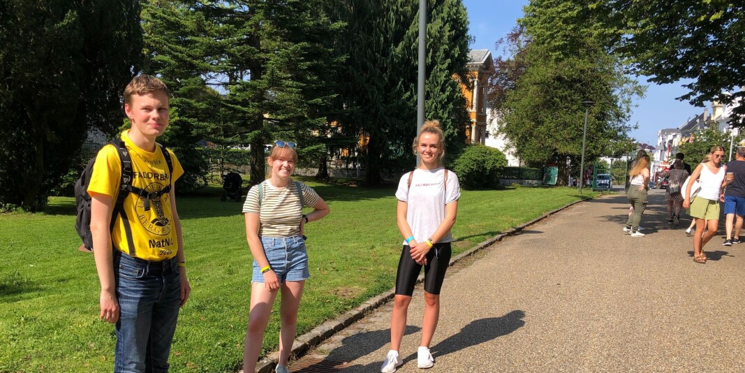 Alexander Bjerga, Karen Maria Dæhli og Johanne Holmøy (t.v.) er ferske matematikkstudenter. Alexander Bjerga, Karen Maria Dæhli og Johanne Holmøy (t.v.) er ferske matematikkstudenter.