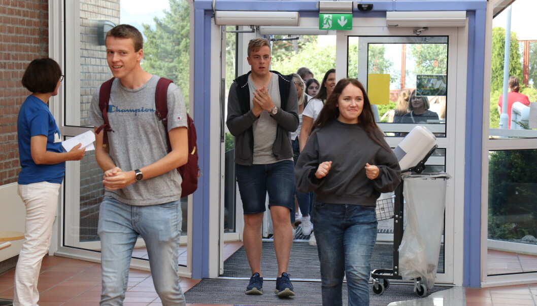 Det nærmer seg studiestart. Her fra fjorårets studiestart ved Høgskolen i Molde. Det nærmer seg studiestart. Her fra fjorårets studiestart ved Høgskolen i Molde.