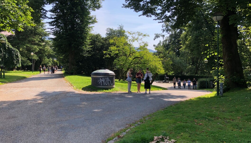 Bildet er fra fadderuken i Bergen i år. Bildet er fra fadderuken i Bergen i år.