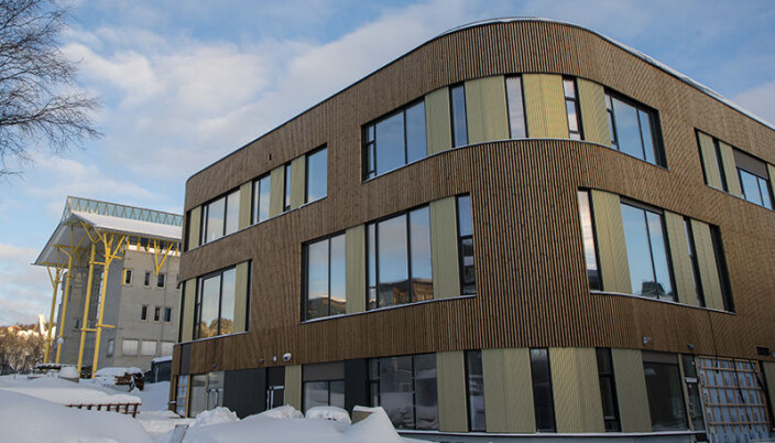 Det nye bygget ligger sentralt på campus i Tromsø. Det nye bygget ligger sentralt på campus i Tromsø.