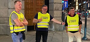 OsloMet-rektor Curt Rice, Arne Krumsvik fra Høyskolen Kristiania og rektor ved Universitetet i Oslo, Svein Stølen, tok sin tørn med faddervakt i Oslo fredag kveld. OsloMet-rektor Curt Rice, Arne Krumsvik fra Høyskolen Kristiania og rektor ved Universitetet i Oslo, Svein Stølen, tok sin tørn med faddervakt i Oslo fredag kveld.