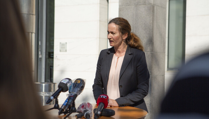 Politiadvokat Line Nyvoll Nygaard i PST. Politiadvokat Line Nyvoll Nygaard i PST.