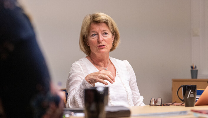 Avtroppende rektor ved UiT, Anne Husebekk. Avtroppende rektor ved UiT, Anne Husebekk.