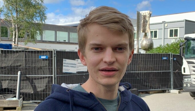 Presseansvarlig Thomas Garås Gulli i Norges Handelshøyskoles Studentforening