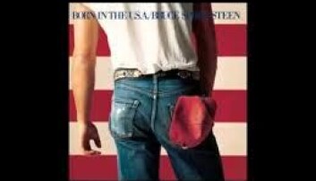 Fleier av bileta det er snakk om skal ha omlag same motiv som dette Springsteen-coveret frå 1984 Fleier av bileta det er snakk om skal ha omlag same motiv som dette Springsteen-coveret frå 1984