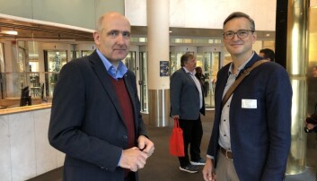 Leder og nestleder i Akademikerne Stat, Anders Kvam og Julius Okkenhaug. Leder og nestleder i Akademikerne Stat, Anders Kvam og Julius Okkenhaug.