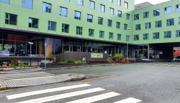 Koronahotellet på Danmarks plass. Koronahotellet på Danmarks plass.