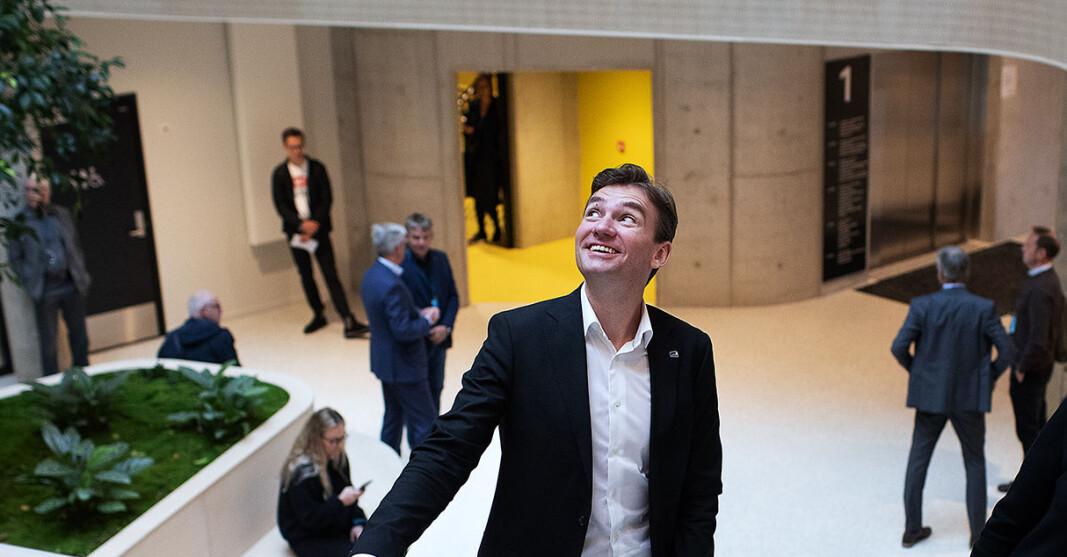Henrik Asheim har store forhåpninger om å styrke arbeidslivsrelevansen overfor en usikker fremtid. Henrik Asheim har store forhåpninger om å styrke arbeidslivsrelevansen overfor en usikker fremtid.