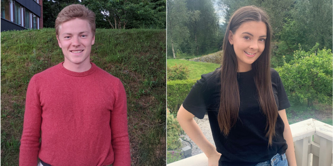 NMBU-student Hans Kristian Taje og NTNU-student Stine Lier har begge opplevd utfordringer i studietiden, både før og under koronapandemien. De håper at mer åpenhet rundt psykisk helse vil bidra til at flere får en bedre hverdag. NMBU-student Hans Kristian Taje og NTNU-student Stine Lier har begge opplevd utfordringer i studietiden, både før og under koronapandemien. De håper at mer åpenhet rundt psykisk helse vil bidra til at flere får en bedre hverdag.