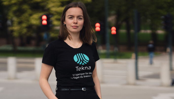 Rebekka Lie er studentleder i Tekna, og trekker frem tre funn i undersøkelsen som ekstra viktige. Rebekka Lie er studentleder i Tekna, og trekker frem tre funn i undersøkelsen som ekstra viktige.