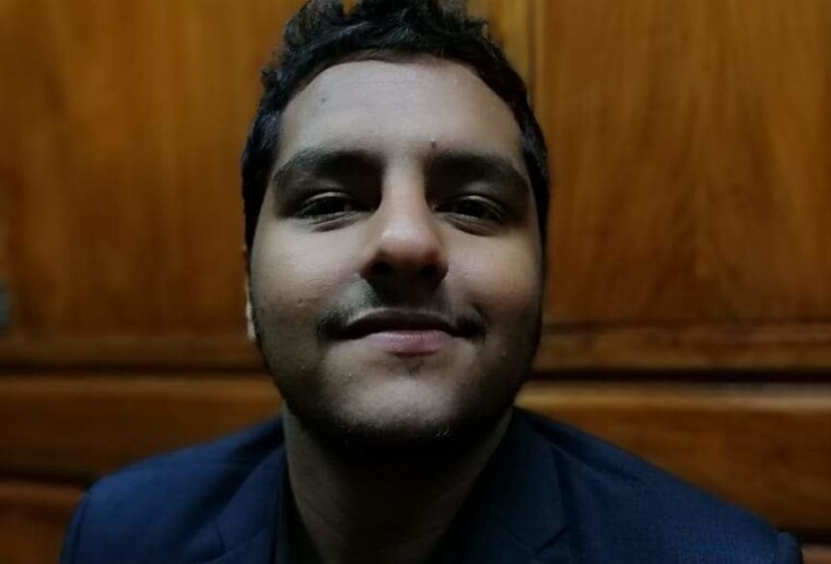 Ahmed Elbasuoney gjennomførte demokratiemnet ved ISS denne sommeren.