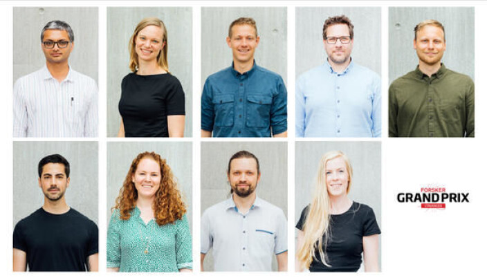 Delfinalister, Forsker Grand Prix 2020, Stavanger. Delfinalister, Forsker Grand Prix 2020, Stavanger.