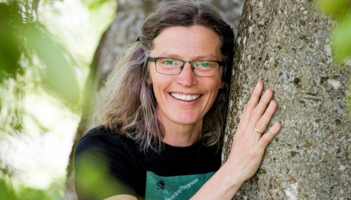 Professor Anne Sverdrup-Thygeson på NMBU. Professor Anne Sverdrup-Thygeson på NMBU.