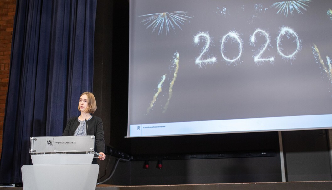 2020 skulle bli det store grønne året i universitets- og høgskolesektoren. På Kunnskapsdepartementets kontaktkonferanse i januar var det grønne skiftet tema og daværende forsknings- og høyere utdanningsminister Iselin Nybø lanserte den grønne konkurransen. Men det var før koronakrisen. 2020 skulle bli det store grønne året i universitets- og høgskolesektoren. På Kunnskapsdepartementets kontaktkonferanse i januar var det grønne skiftet tema og daværende forsknings- og høyere utdanningsminister Iselin Nybø lanserte den grønne konkurransen. Men det var før koronakrisen.