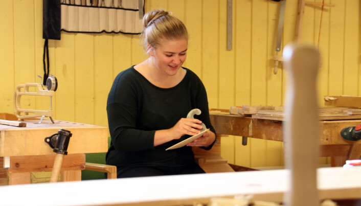 Birgit Haukås valde i likskap med det fleste andre studentane på Rauland å bli verande på studiestaden då samfunnet stengde ned i vår. Birgit Haukås valde i likskap med det fleste andre studentane på Rauland å bli verande på studiestaden då samfunnet stengde ned i vår.